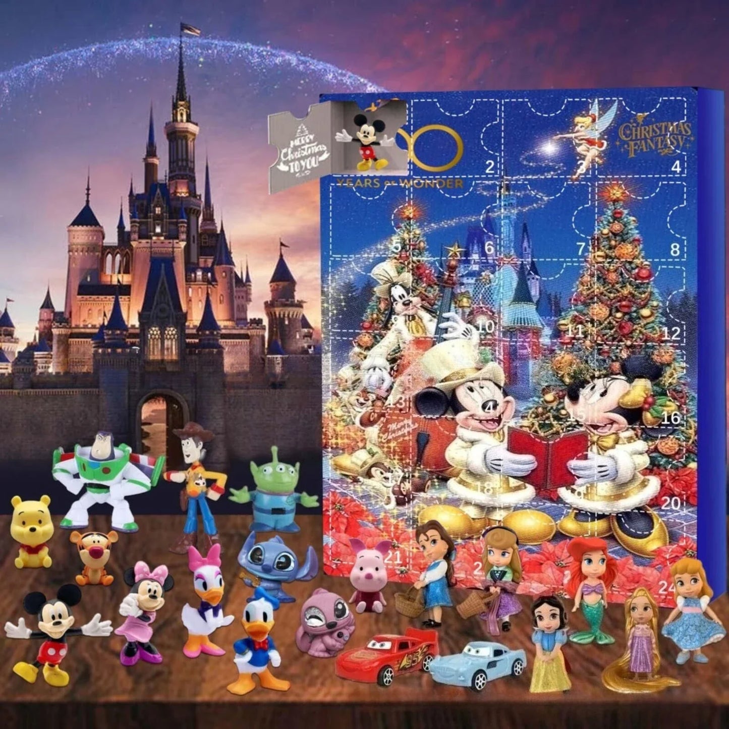 MINISO Stitch Christmas Advent Calendar 2025 – 24-Day Countdown Surprise Gift Box