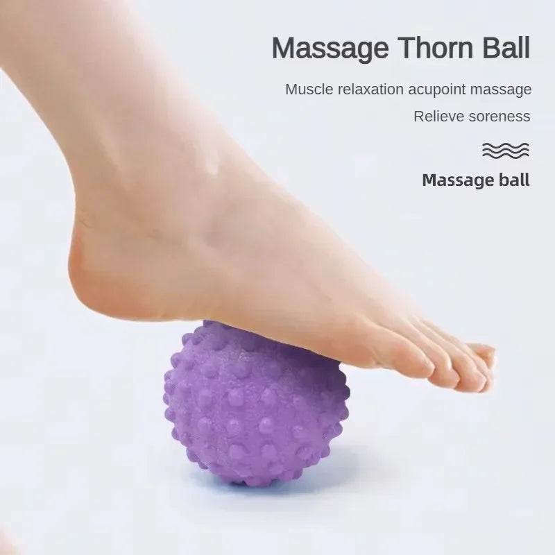 TPE Trigger Point Massage Ball – Yoga Fascia Roller for Muscle & Foot Relaxation