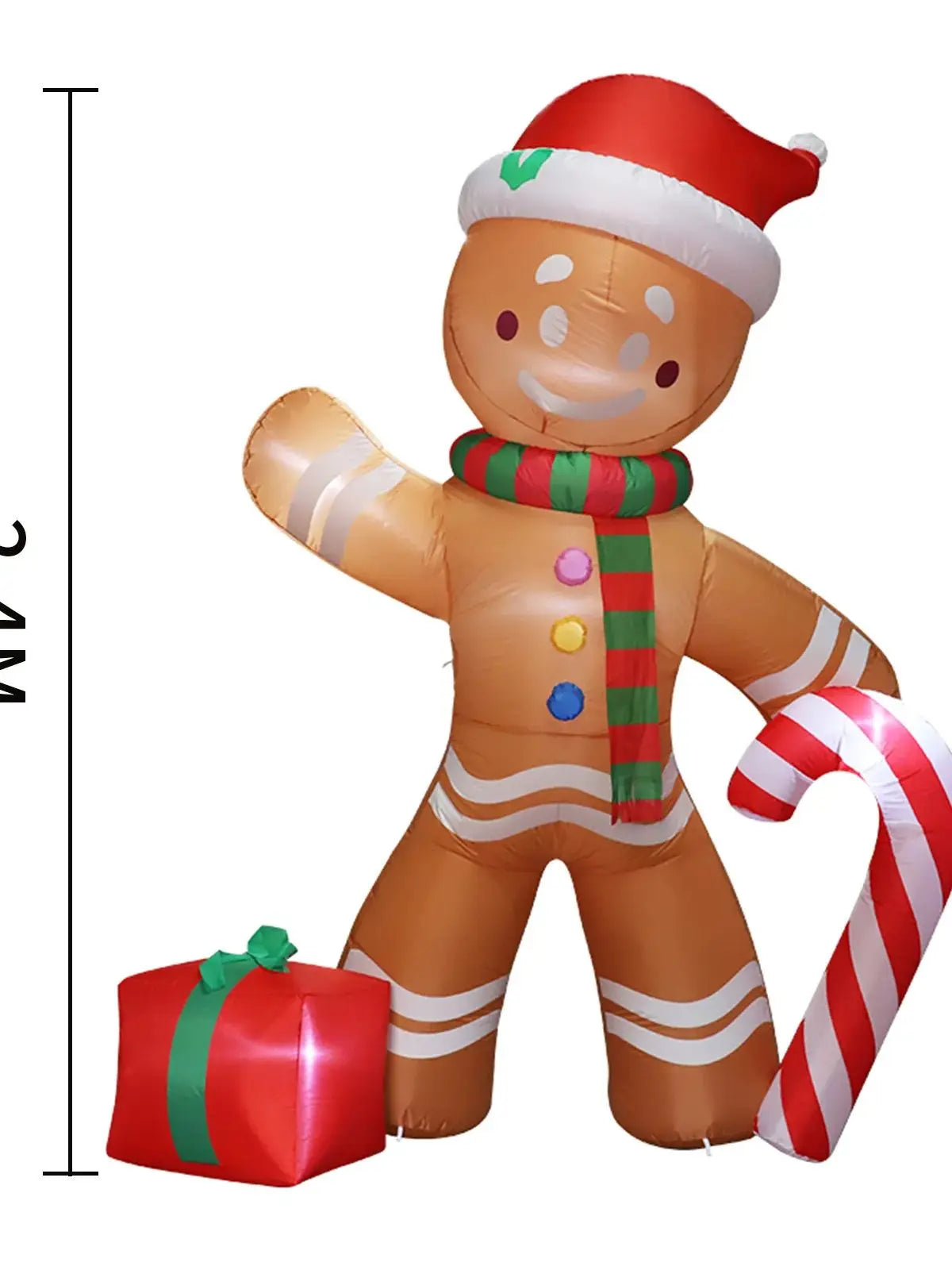 Christmas Inflatable Snowman & Penguin with LED Lights – Festive Indoor & Outdoor Decoration for Garden or Party Display