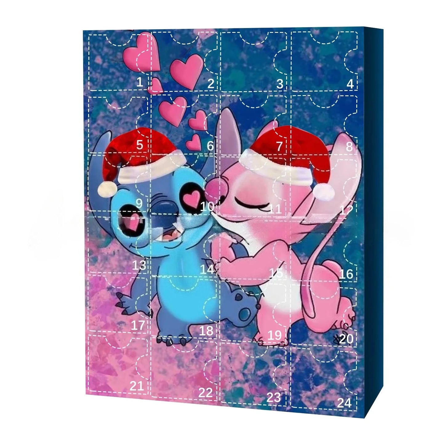 MINISO Stitch Christmas Advent Calendar 2025 – 24-Day Countdown Surprise Gift Box