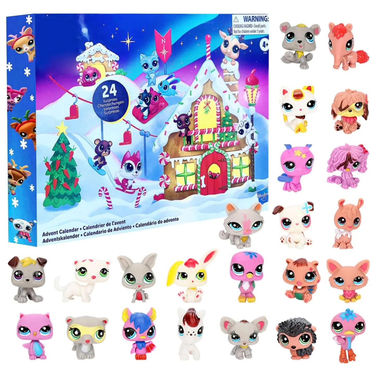 24-Day Christmas Advent Calendar Doll Set – Magical Countdown Gift for Girls Aged 3-10