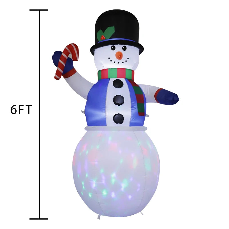 LED Christmas Inflatables – Santa, Snowman & Penguins for Indoor and Outdoor Holiday Décor