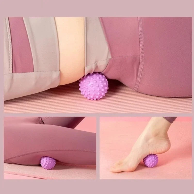 TPE Trigger Point Massage Ball – Yoga Fascia Roller for Muscle & Foot Relaxation