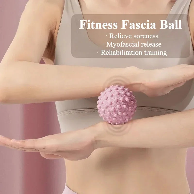 TPE Trigger Point Massage Ball – Yoga Fascia Roller for Muscle & Foot Relaxation
