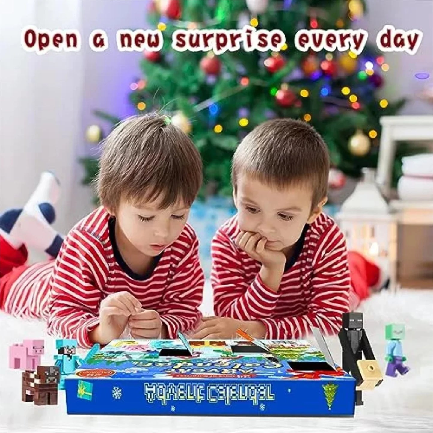 24-Day Christmas Advent Calendar Doll Set – Magical Countdown Gift for Girls Aged 3-10
