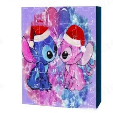 MINISO Stitch Christmas Advent Calendar 2025 – 24-Day Countdown Surprise Gift Box