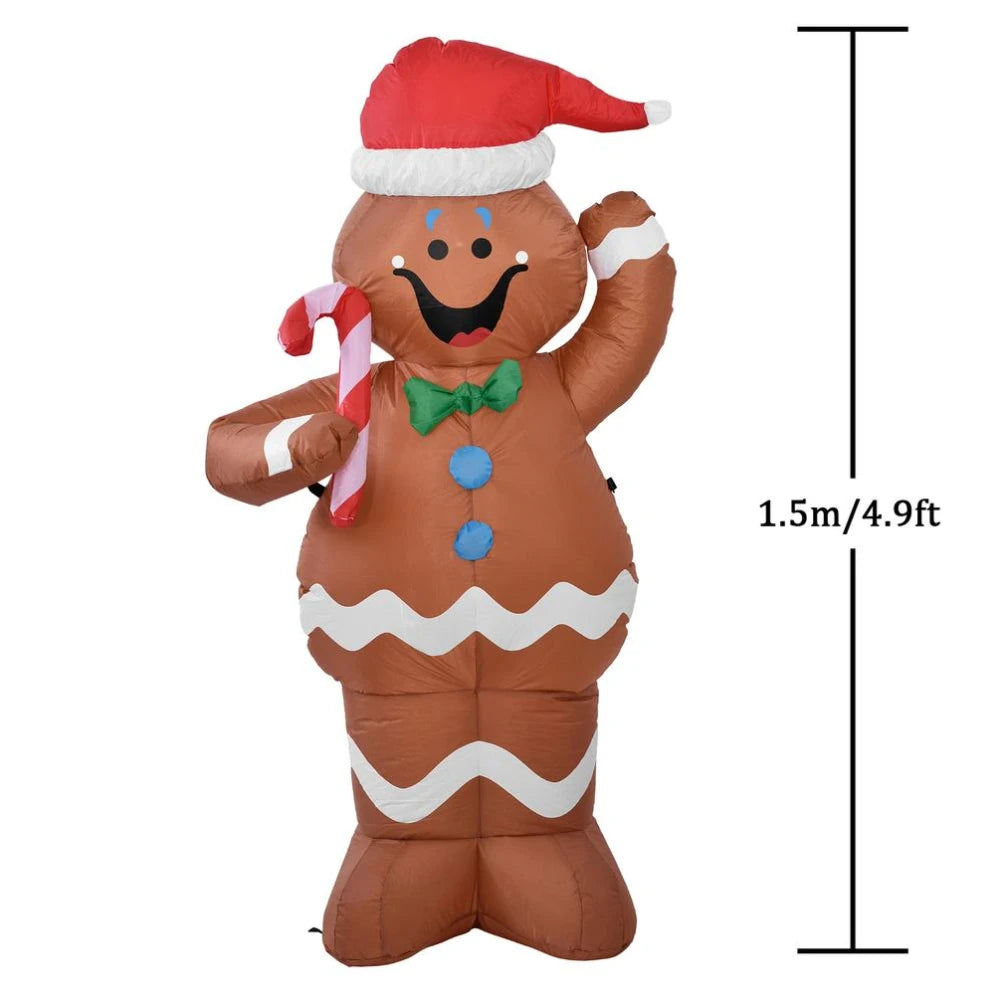 LED Christmas Inflatables – Santa, Snowman & Penguins for Indoor and Outdoor Holiday Décor