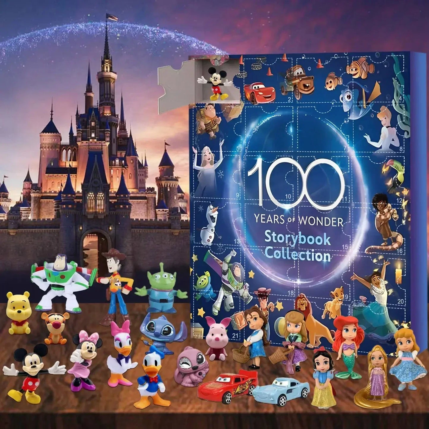 MINISO Stitch Christmas Advent Calendar 2025 – 24-Day Countdown Surprise Gift Box