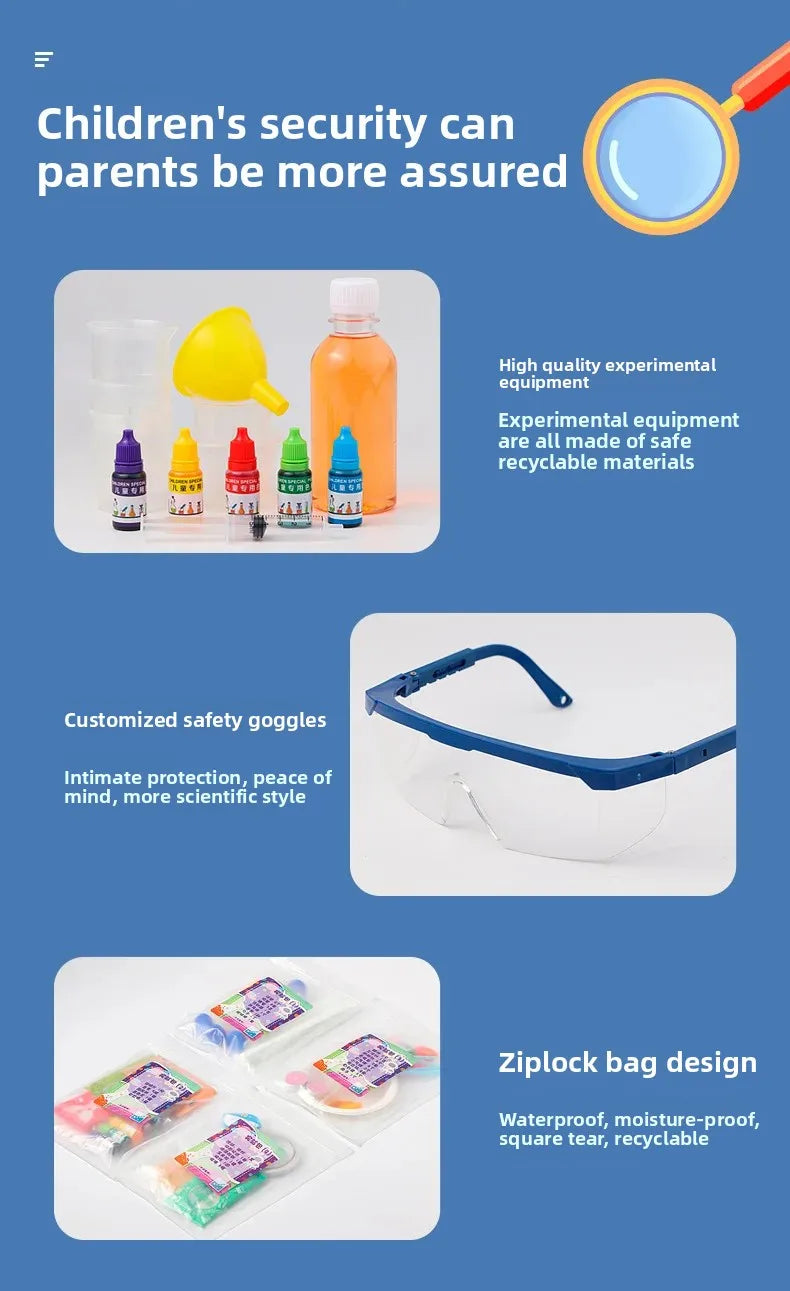 STEAM Science Lab Kit for Kids – Hands-On Chemistry Experiments & Learning Fun for Primary Students