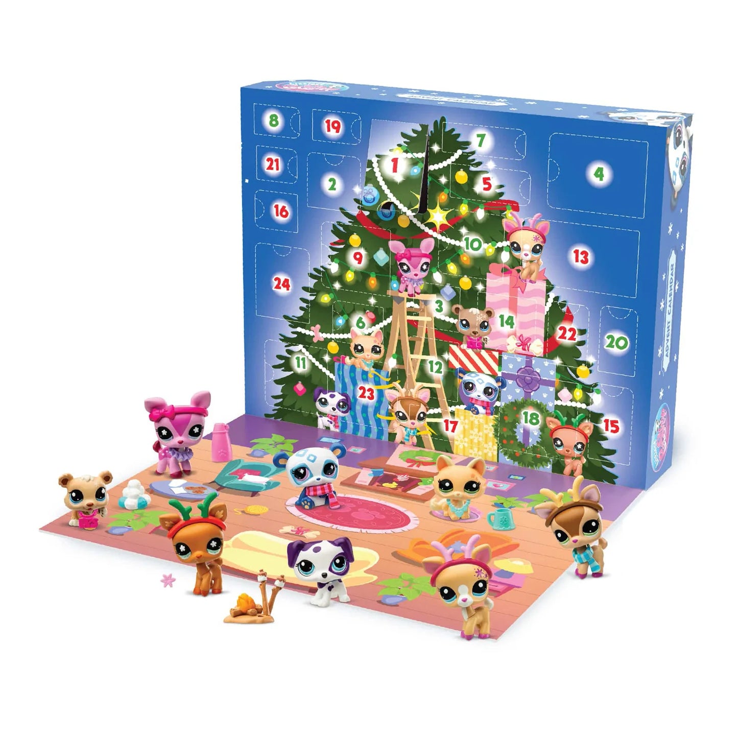 24-Day Christmas Advent Calendar Doll Set – Magical Countdown Gift for Girls Aged 3-10
