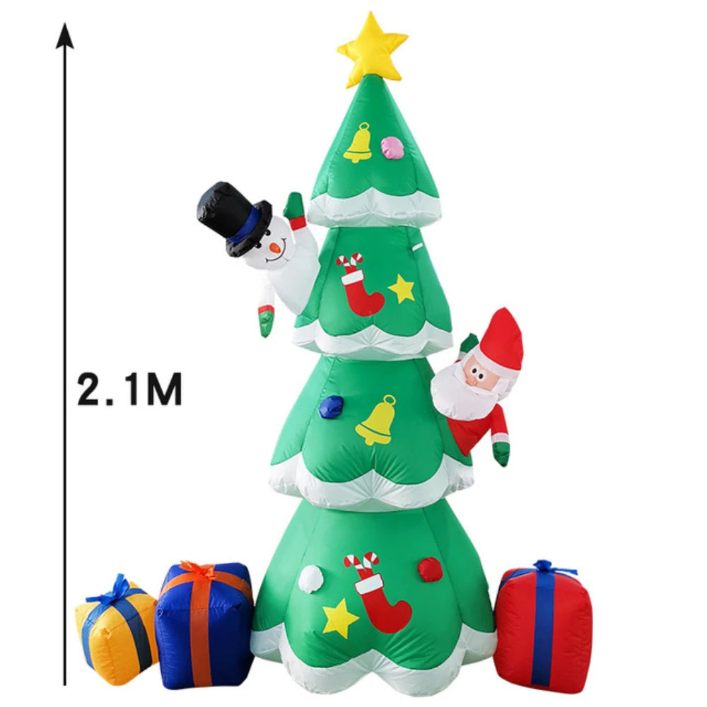 LED Christmas Inflatables – Santa, Snowman & Penguins for Indoor and Outdoor Holiday Décor