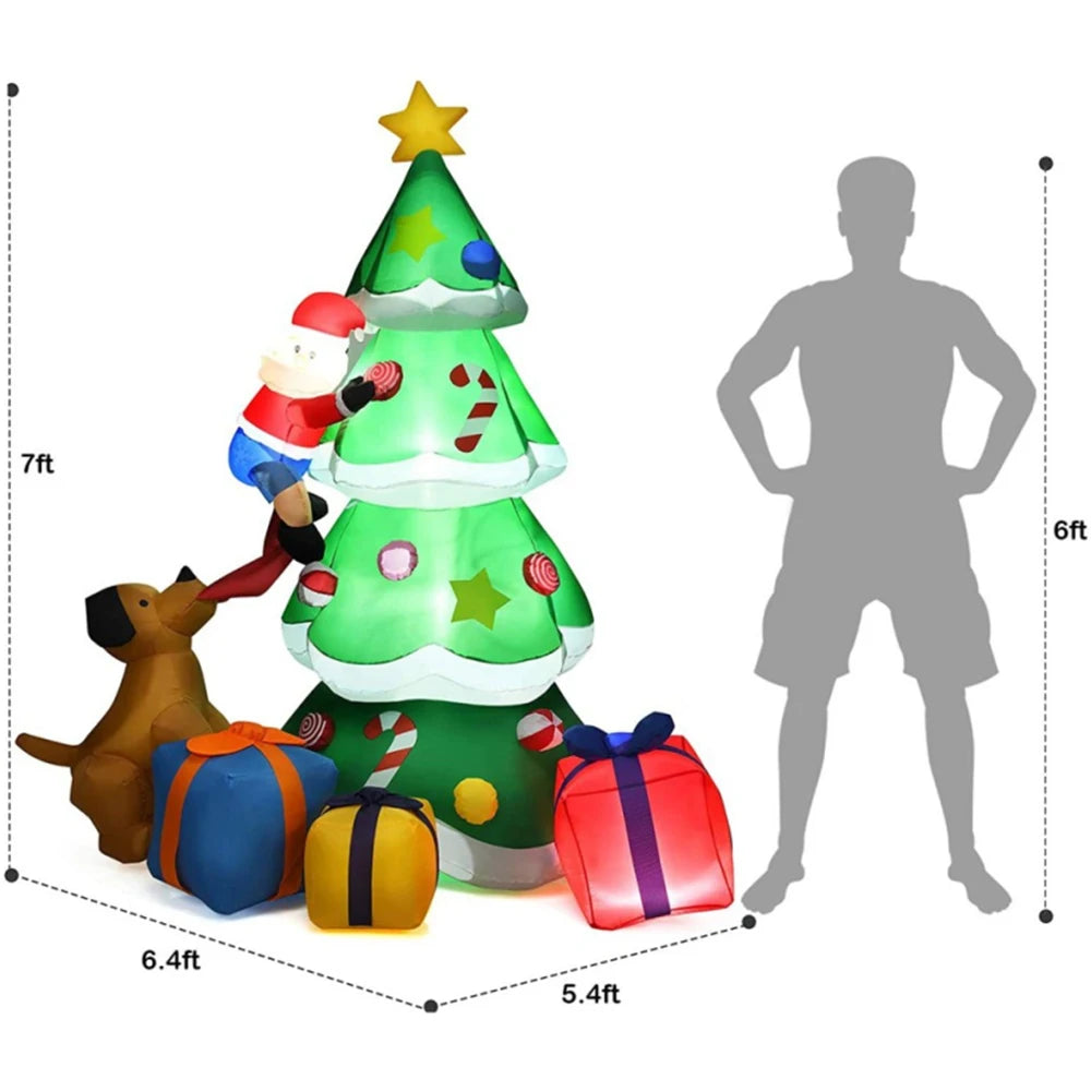 LED Christmas Inflatables – Santa, Snowman & Penguins for Indoor and Outdoor Holiday Décor