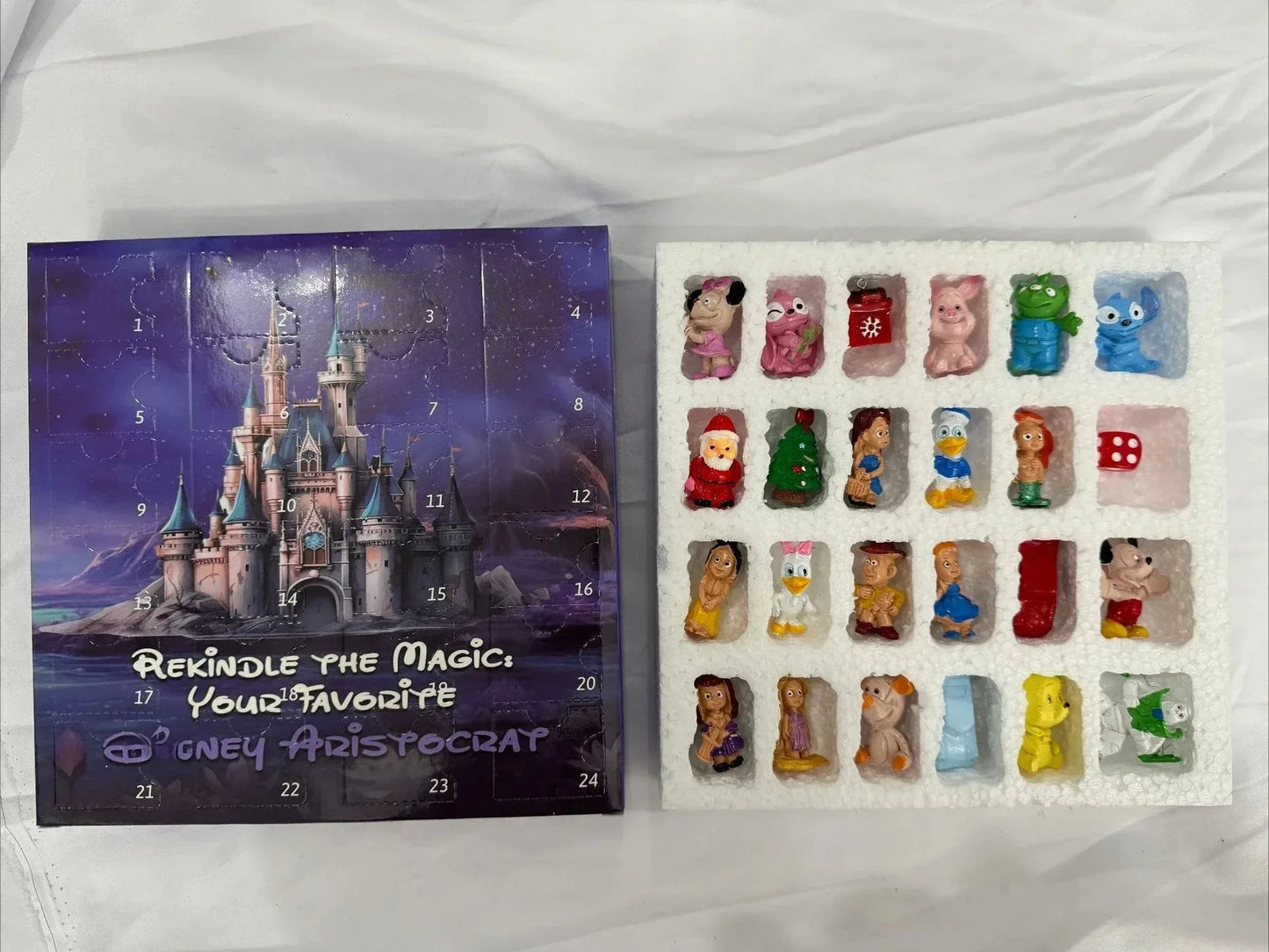 MINISO Stitch Christmas Advent Calendar 2025 – 24-Day Countdown Surprise Gift Box