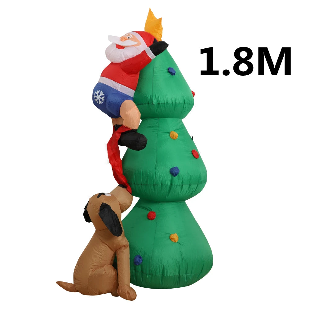 LED Christmas Inflatables – Santa, Snowman & Penguins for Indoor and Outdoor Holiday Décor