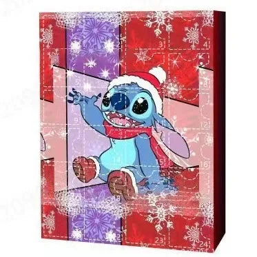 MINISO Stitch Christmas Advent Calendar 2025 – 24-Day Countdown Surprise Gift Box