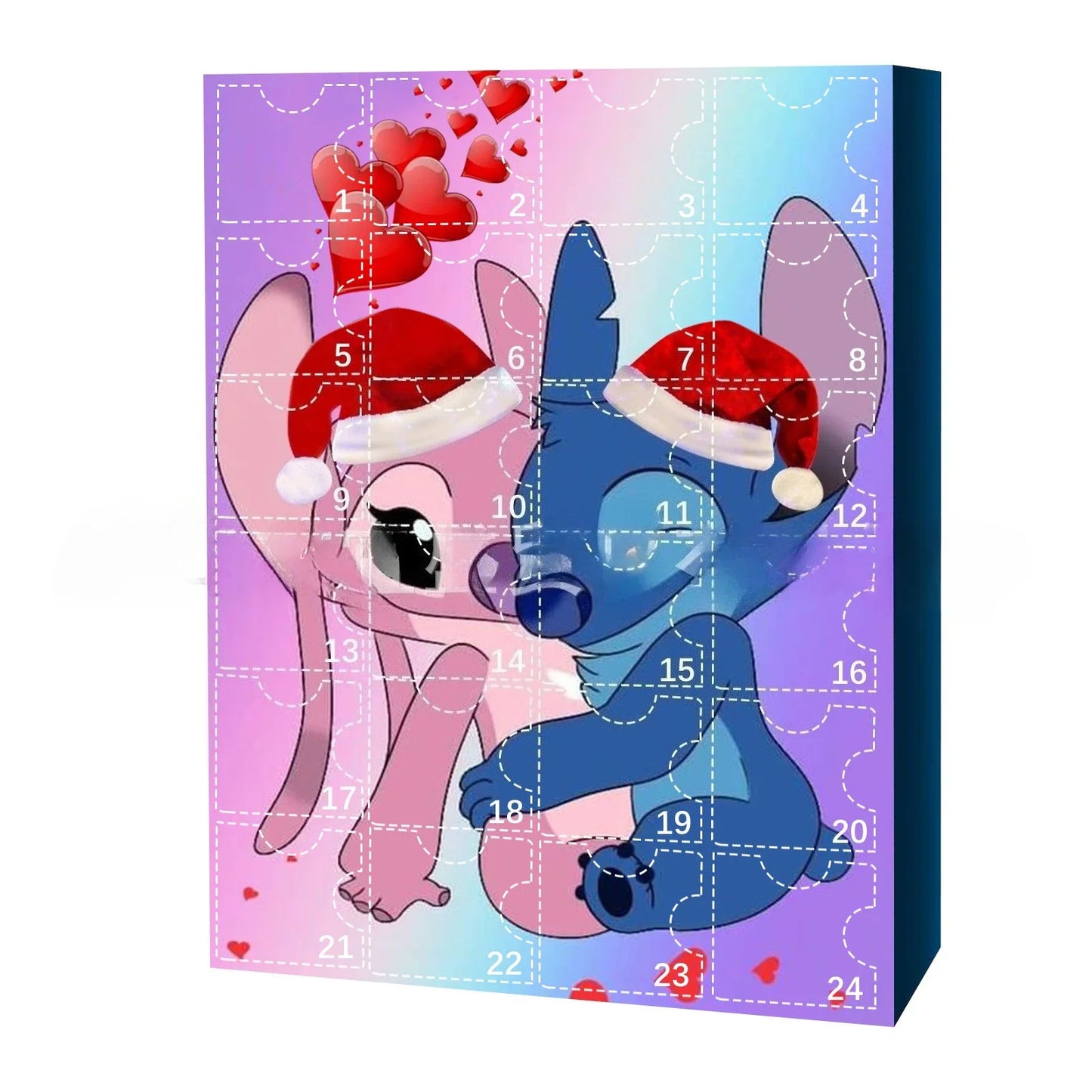 MINISO Stitch Christmas Advent Calendar 2025 – 24-Day Countdown Surprise Gift Box