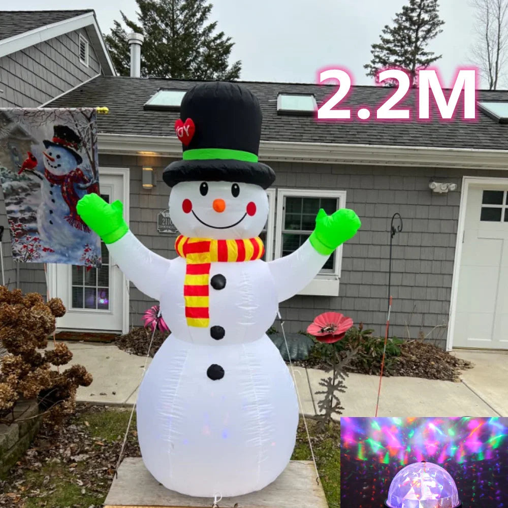 LED Christmas Inflatables – Santa, Snowman & Penguins for Indoor and Outdoor Holiday Décor