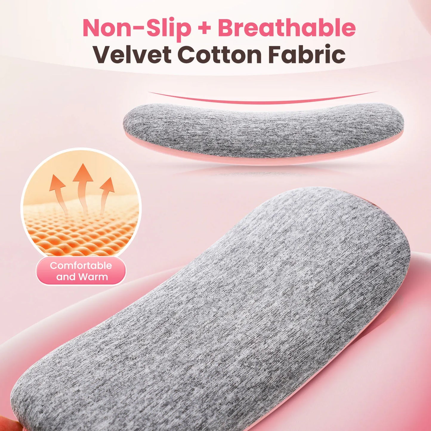 Electric Heated Waist Belt for Period Pain Relief – Adjustable Abdominal Heating Pad for Women