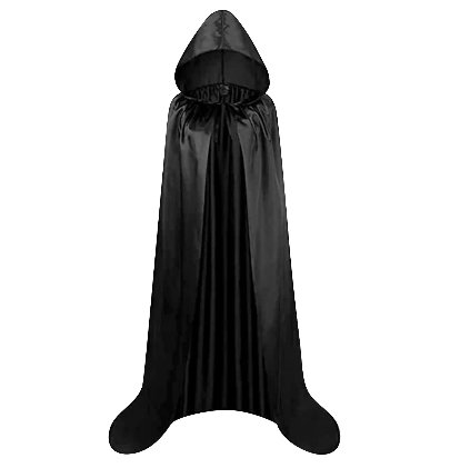 "Medieval Hooded Wizard & Vampire Cloak – Witch Cosplay Cape for Adults & Kids Carnival Party Costume"