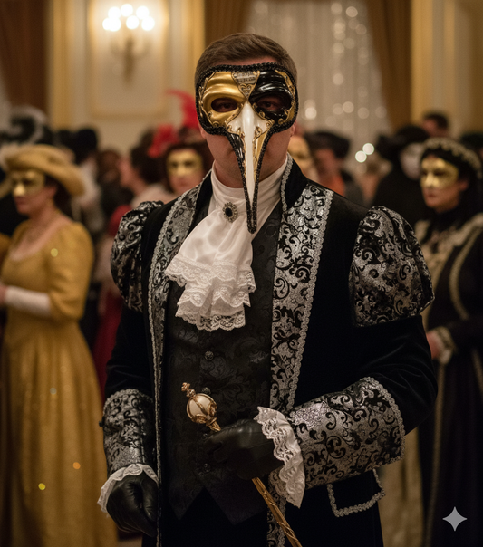 Venetian Long Nose Masquerade Mask