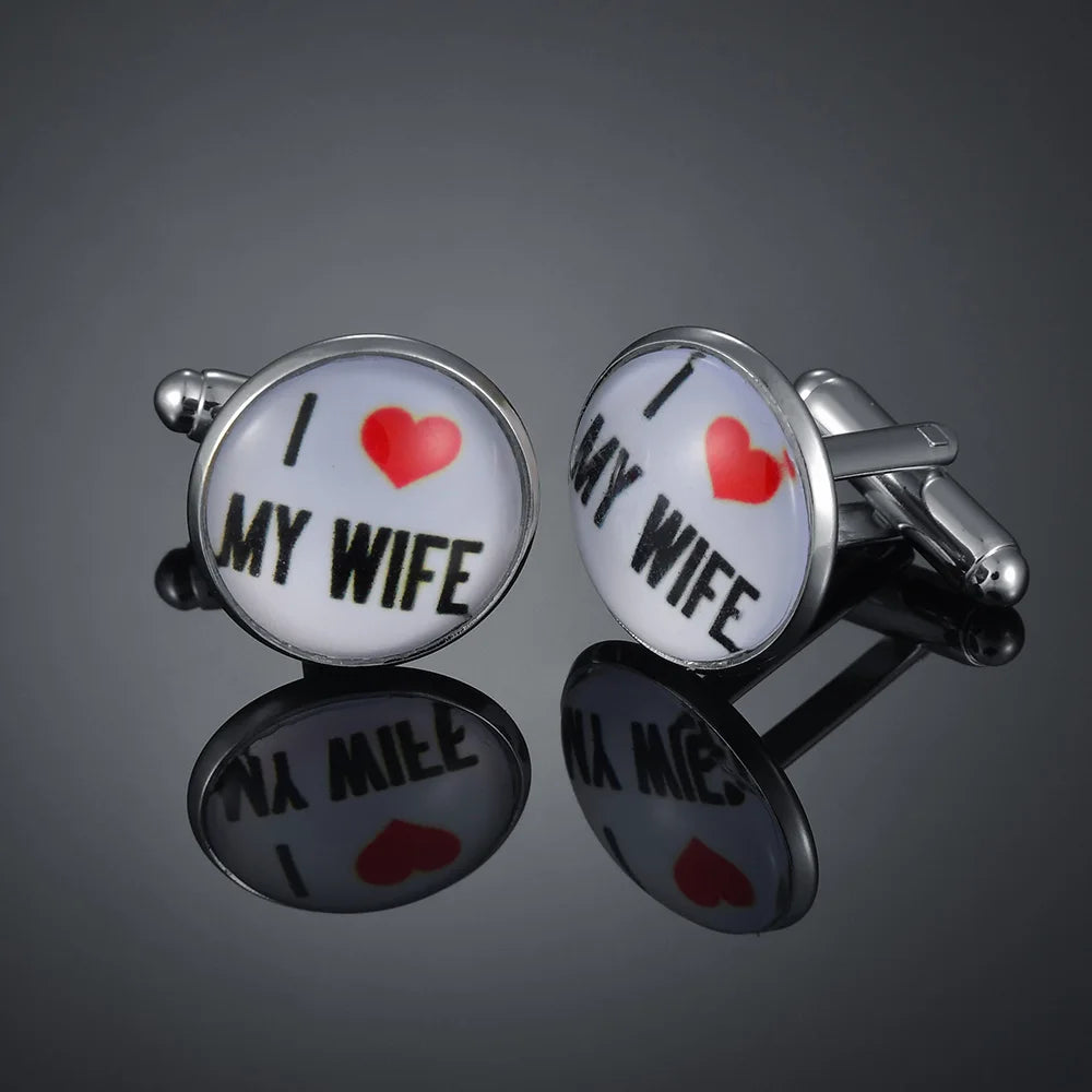 Crystal Cufflinks for Men – Luxury French Shirt Cufflinks for Wedding & Formal Suits