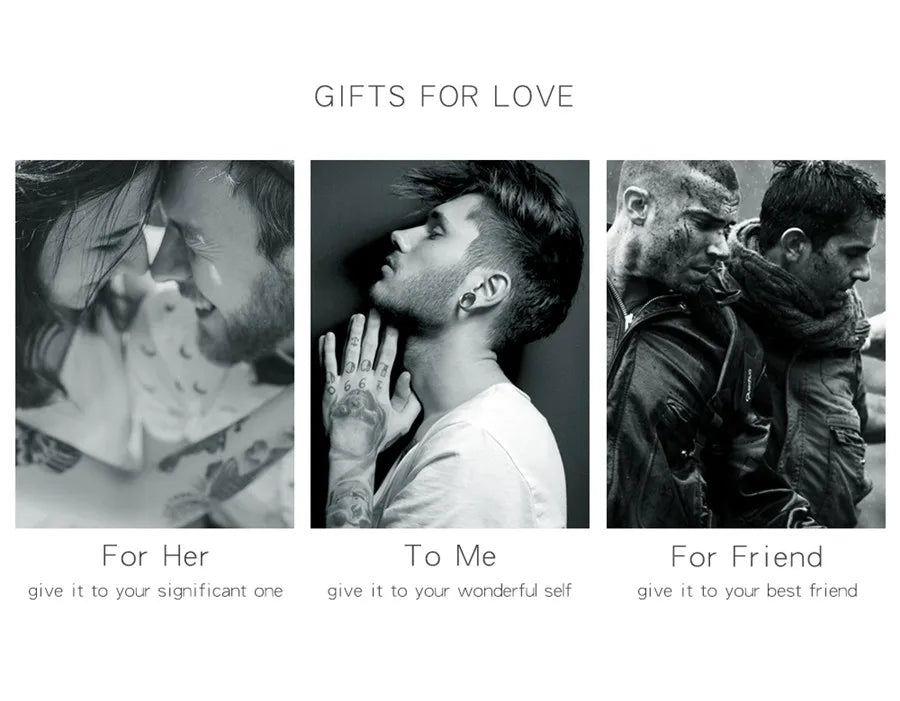 XQNI Stainless Steel Bracelets Weave Black/Brown Leahter Magnetic Buckle Rope Jewelry Accessories Bangles Gifts for Men Friend