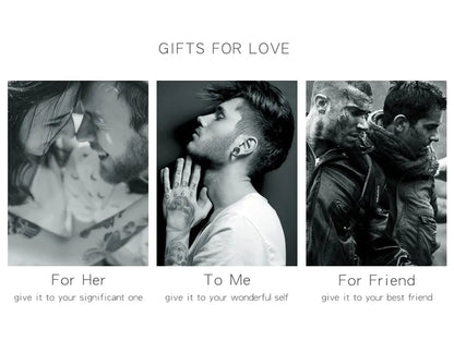 XQNI Stainless Steel Bracelets Weave Black/Brown Leahter Magnetic Buckle Rope Jewelry Accessories Bangles Gifts for Men Friend