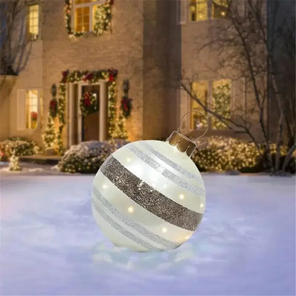 Giant 60cm Outdoor PVC Christmas Inflatable Ball Decor