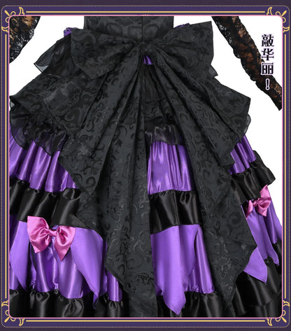 Bloody Queen Mary Cosplay Costume – Elegant Lolita Dress for Anime, Carnival & Halloween Role Play Parties