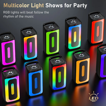 FanFun Karaoke Machine with Lights
