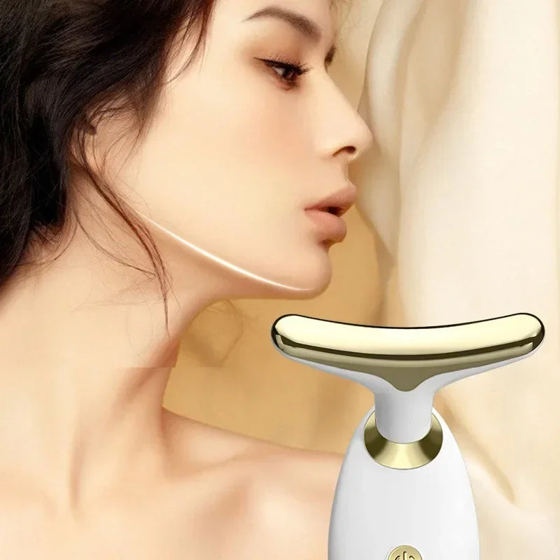 Electric EMS Neck & Face Lifting Massager – Skin Tightening Device for Anti-Wrinkle & Double Chin Removal