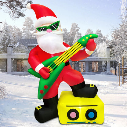 Merry Santa Sleigh Arch LED Inflatable | Christmas Outdoor & Garden Decoration