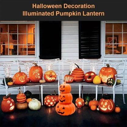 Halloween LED Pumpkin Lantern – Spooky Jack-O’Lantern Ghost Lights for Home, Garden & Party Décor