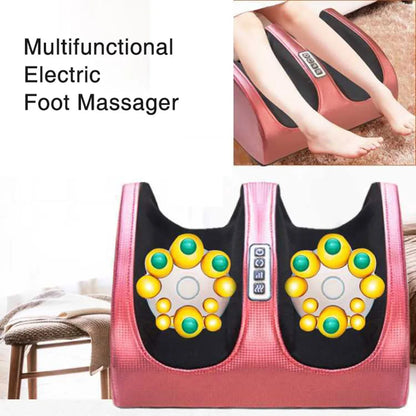 Hot Compression Electric Foot Massager – Shiatsu Heating Therapy Roller for Muscle Relief & Fatigue Recovery Spa Machine