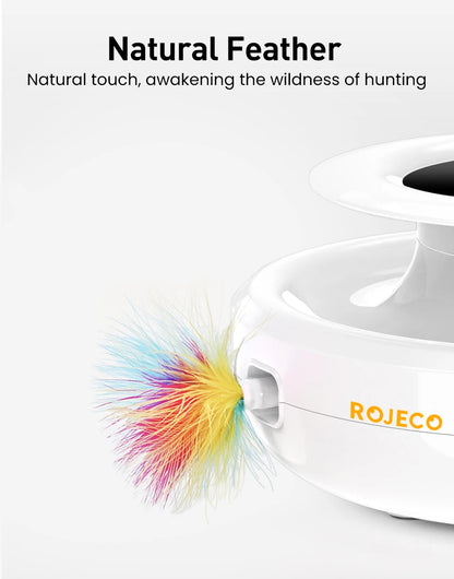 ROJECO 2-in-1 Interactive Pet Toy