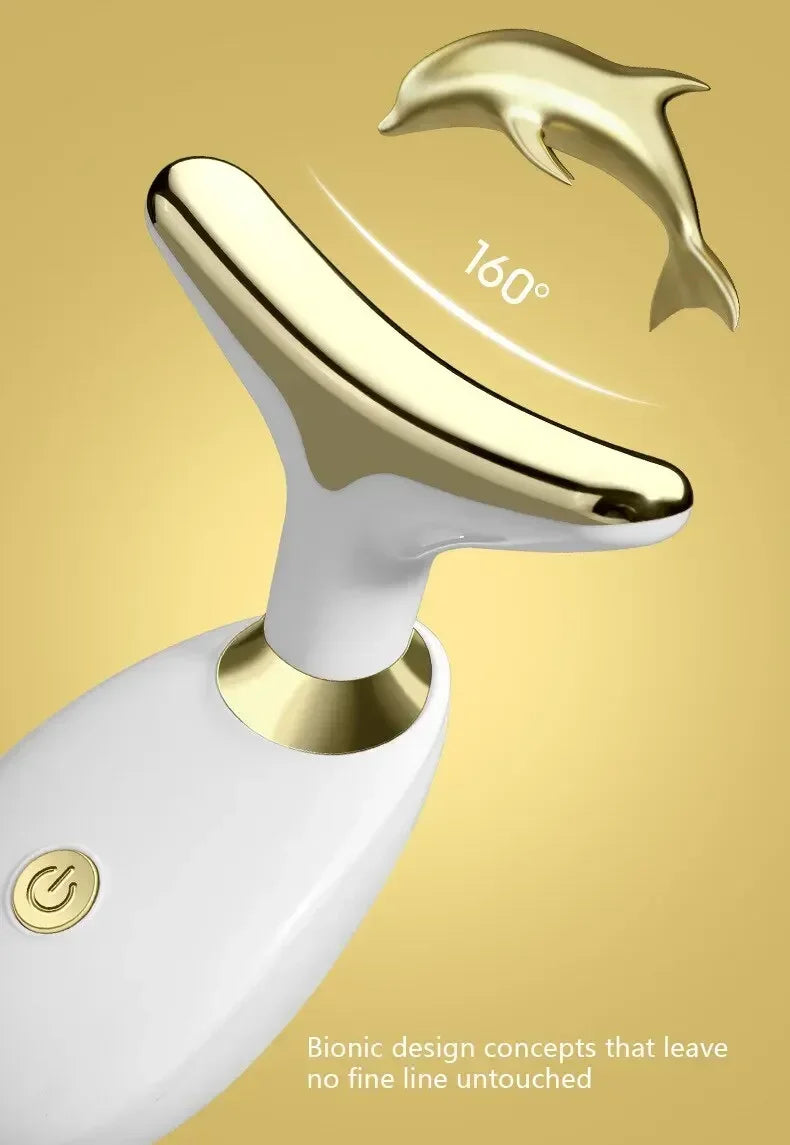 Electric EMS Neck & Face Lifting Massager – Skin Tightening Device for Anti-Wrinkle & Double Chin Removal