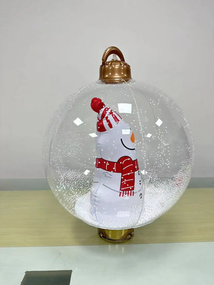 Giant 60cm Outdoor PVC Christmas Inflatable Ball Decor