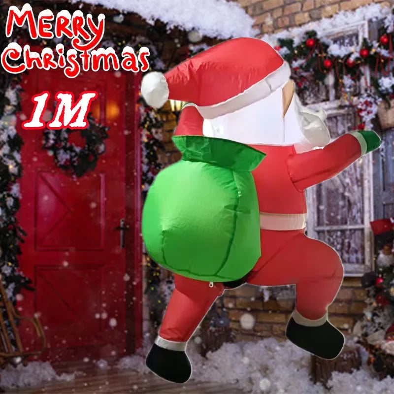 Outdoor LED Santa 245cm Xmas Decor