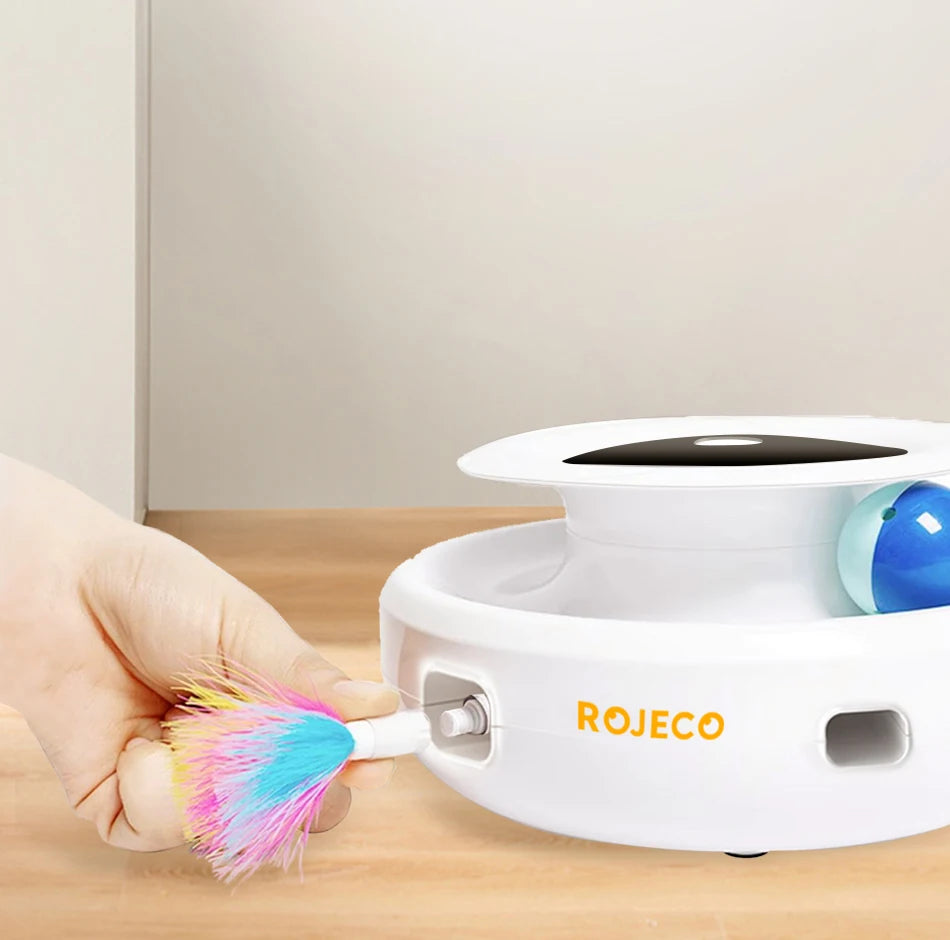 ROJECO 2-in-1 Interactive Pet Toy
