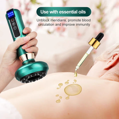 JYouCare Rechargeable Vacuum Cupping & Gua Sha Therapy Device