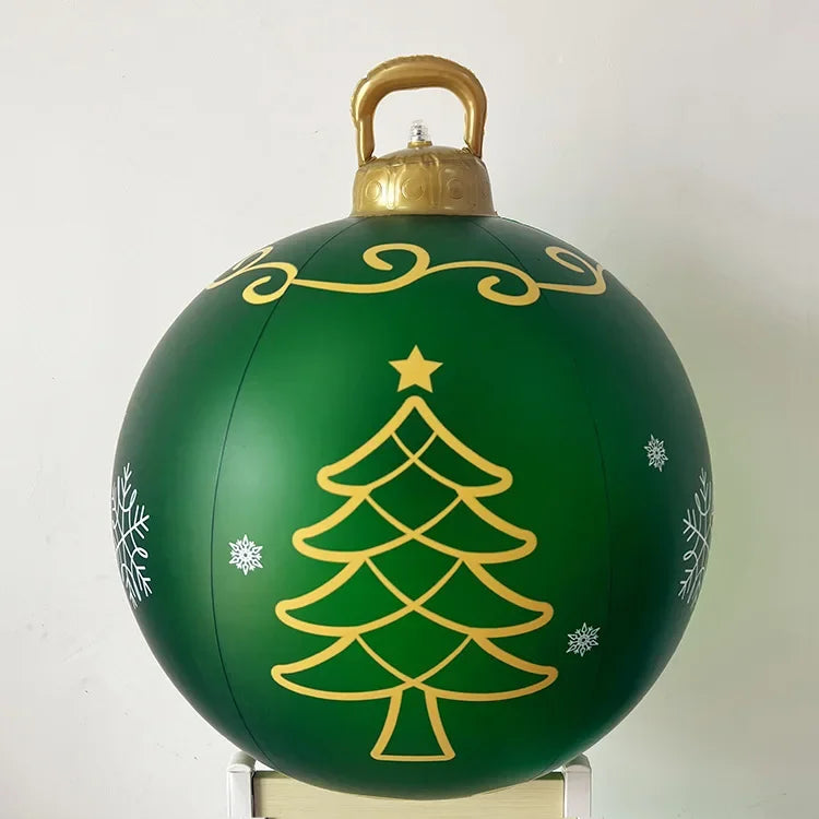 Giant 60cm Outdoor PVC Christmas Inflatable Ball Decor