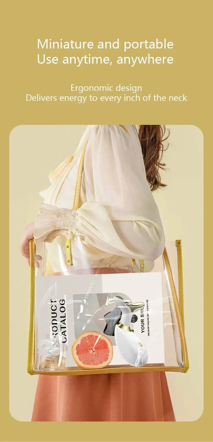 Electric EMS Neck & Face Lifting Massager – Skin Tightening Device for Anti-Wrinkle & Double Chin Removal