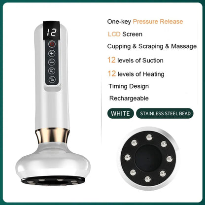 JYouCare Rechargeable Vacuum Cupping & Gua Sha Therapy Device