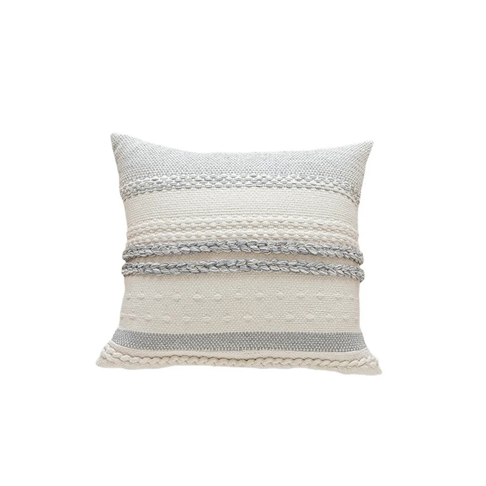 Elegant Striped Sofa Cushion Cover