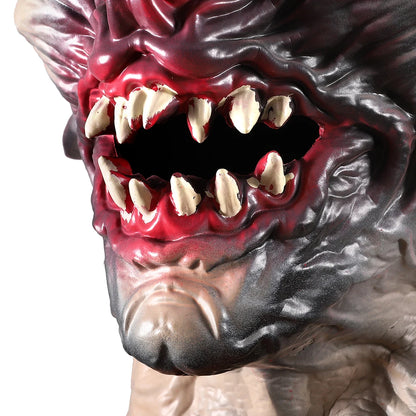 Haunted House Horror Mask with Long Ears & Teeth – Halloween Cosplay Party Prop