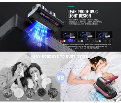 Portable UV Sterilizing Vacuum Cleaner
