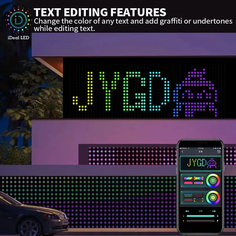 RGBIC LED Curtain String Lights with USB & APP Bluetooth Control – Remote Decorative Room Lighting