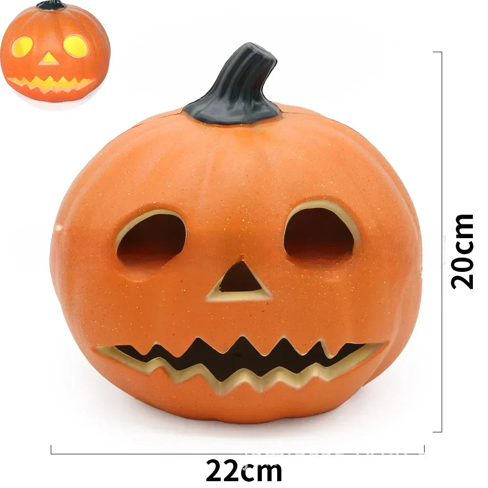 Halloween LED Pumpkin Lantern – Spooky Jack-O’Lantern Ghost Lights for Home, Garden & Party Décor
