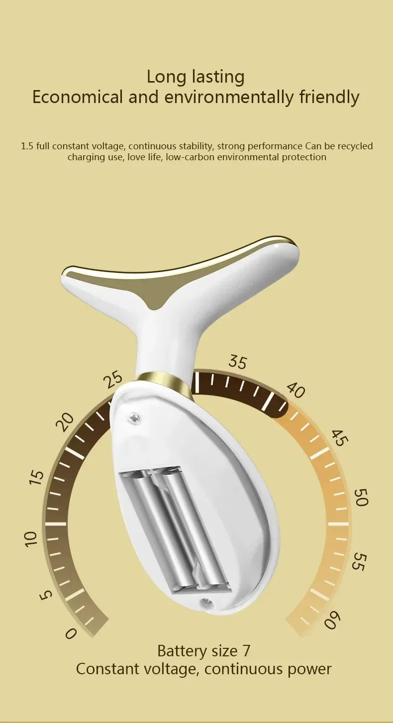 Electric EMS Neck & Face Lifting Massager – Skin Tightening Device for Anti-Wrinkle & Double Chin Removal