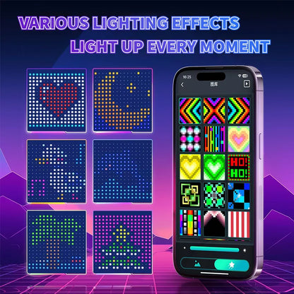 RGBIC LED Curtain String Lights with USB & APP Bluetooth Control – Remote Decorative Room Lighting